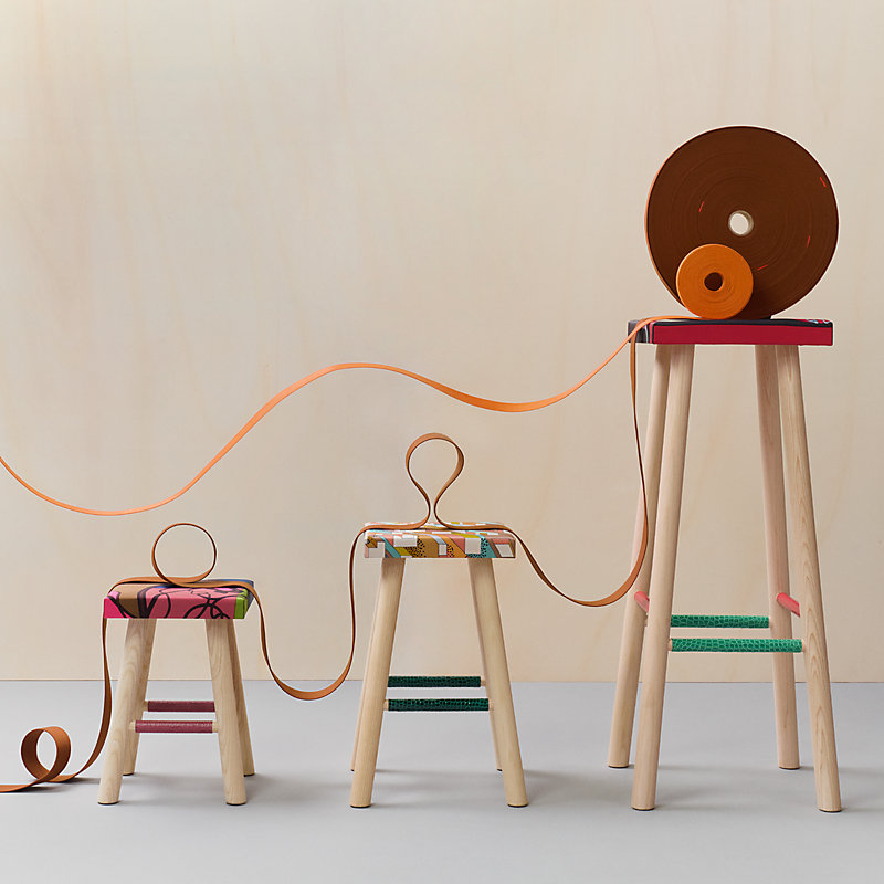 Ash tree stool GM | Hermès USA